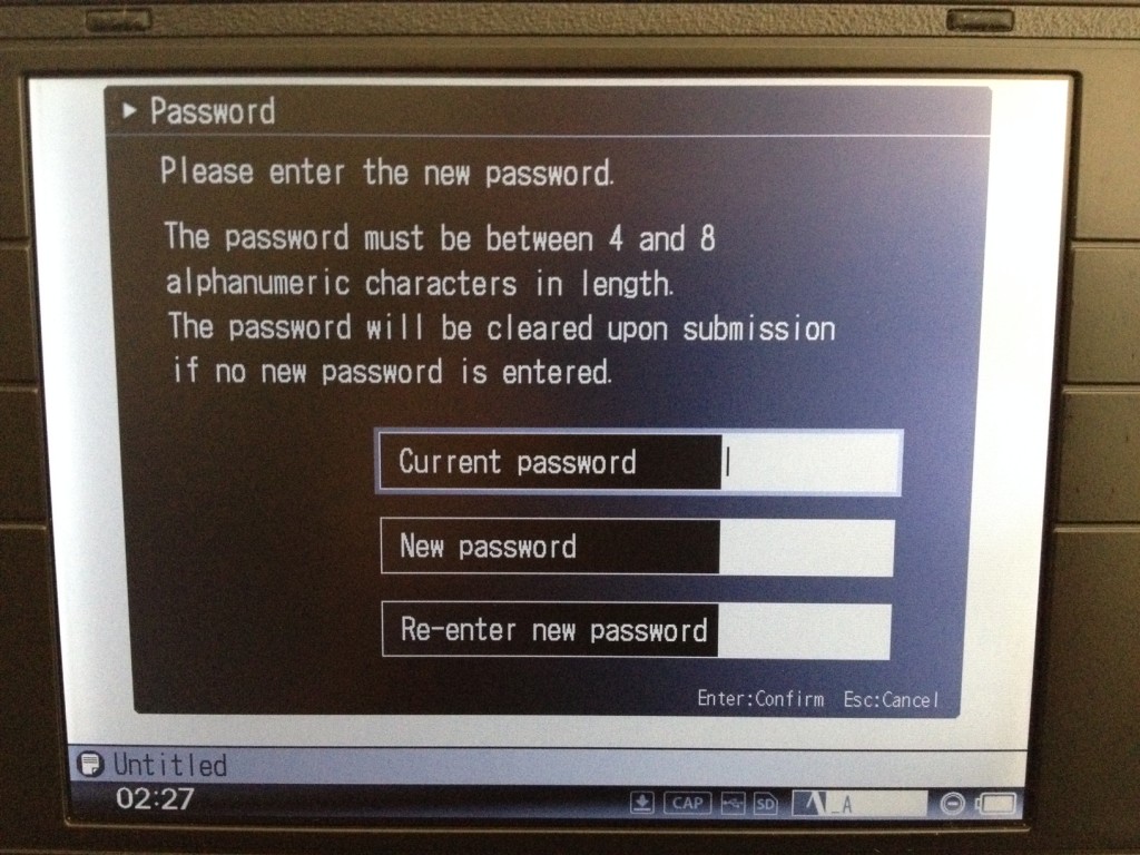 Pomera dm100 Password